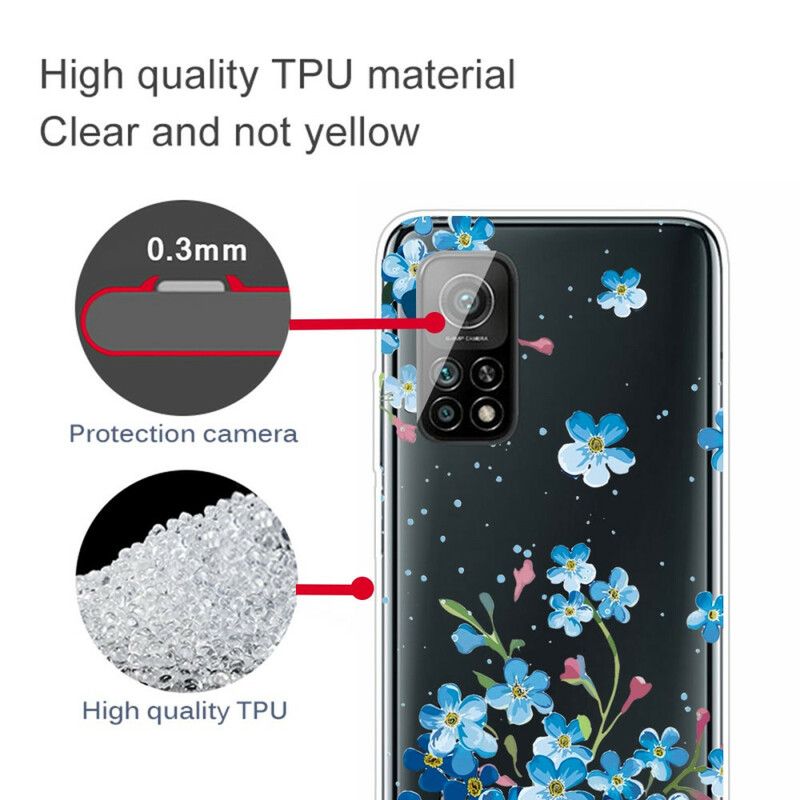 Cover Xiaomi Mi 10T / 10T Pro Buket Blå Blomster