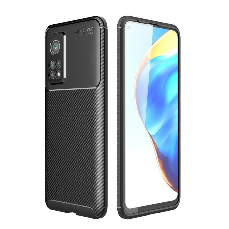 Cover Xiaomi Mi 10T / 10T Pro Fleksibel Kulfibertekstur