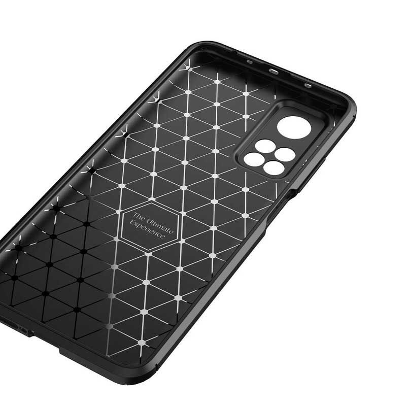 Cover Xiaomi Mi 10T / 10T Pro Fleksibel Kulfibertekstur