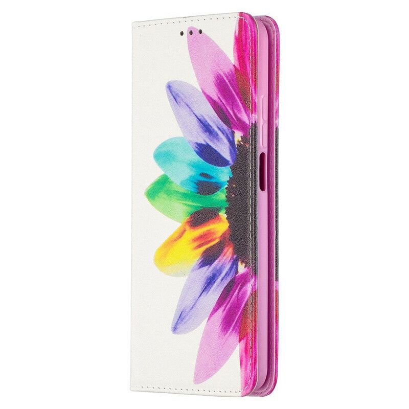 Cover Xiaomi Mi 10T / 10T Pro Flip Cover Akvarelblomst