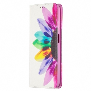 Cover Xiaomi Mi 10T / 10T Pro Flip Cover Akvarelblomst