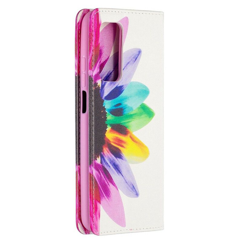 Cover Xiaomi Mi 10T / 10T Pro Flip Cover Akvarelblomst