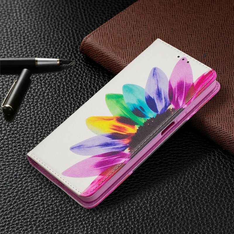 Cover Xiaomi Mi 10T / 10T Pro Flip Cover Akvarelblomst