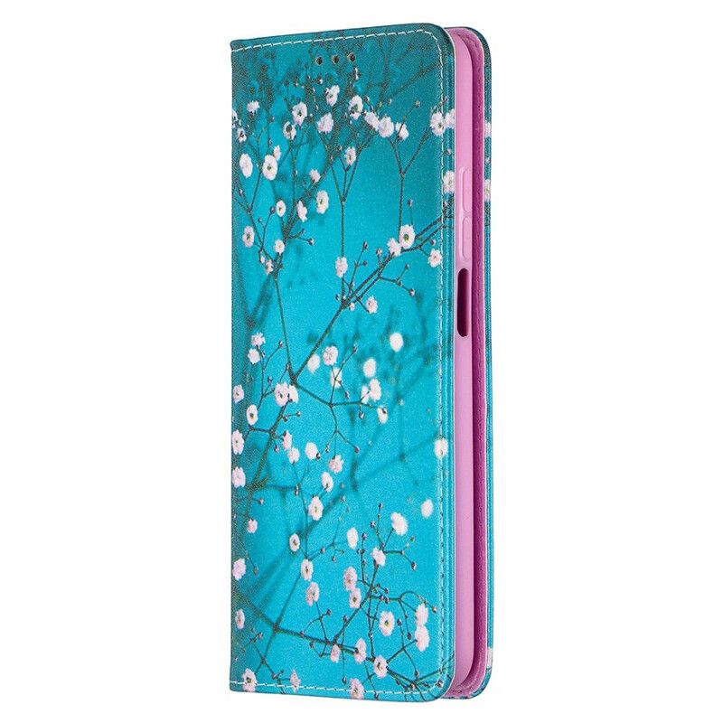 Cover Xiaomi Mi 10T / 10T Pro Flip Cover Blomstrende Grene