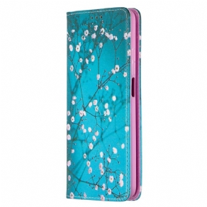 Cover Xiaomi Mi 10T / 10T Pro Flip Cover Blomstrende Grene