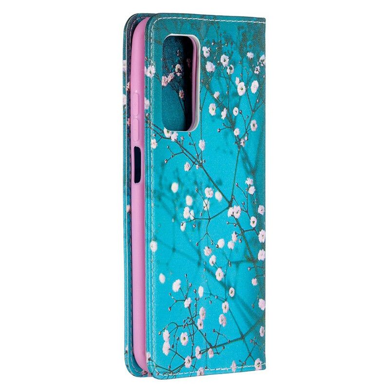 Cover Xiaomi Mi 10T / 10T Pro Flip Cover Blomstrende Grene