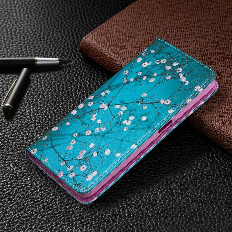 Cover Xiaomi Mi 10T / 10T Pro Flip Cover Blomstrende Grene