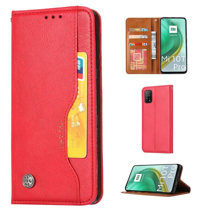 Cover Xiaomi Mi 10T / 10T Pro Flip Cover Faux Læder Kortholder