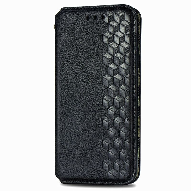 Cover Xiaomi Mi 10T / 10T Pro Flip Cover Lædereffekt Med Diamanttekstur