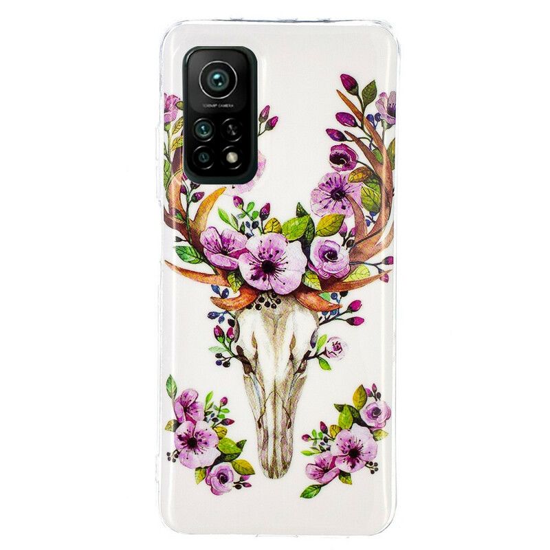 Cover Xiaomi Mi 10T / 10T Pro Fluorescerende Blomsterelg