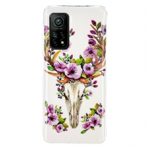 Cover Xiaomi Mi 10T / 10T Pro Fluorescerende Blomsterelg