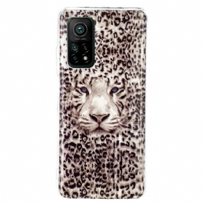 Cover Xiaomi Mi 10T / 10T Pro Fluorescerende Leopard