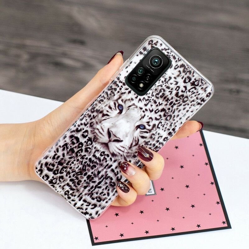 Cover Xiaomi Mi 10T / 10T Pro Fluorescerende Leopard