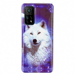 Cover Xiaomi Mi 10T / 10T Pro Fluorescerende Wolf Series