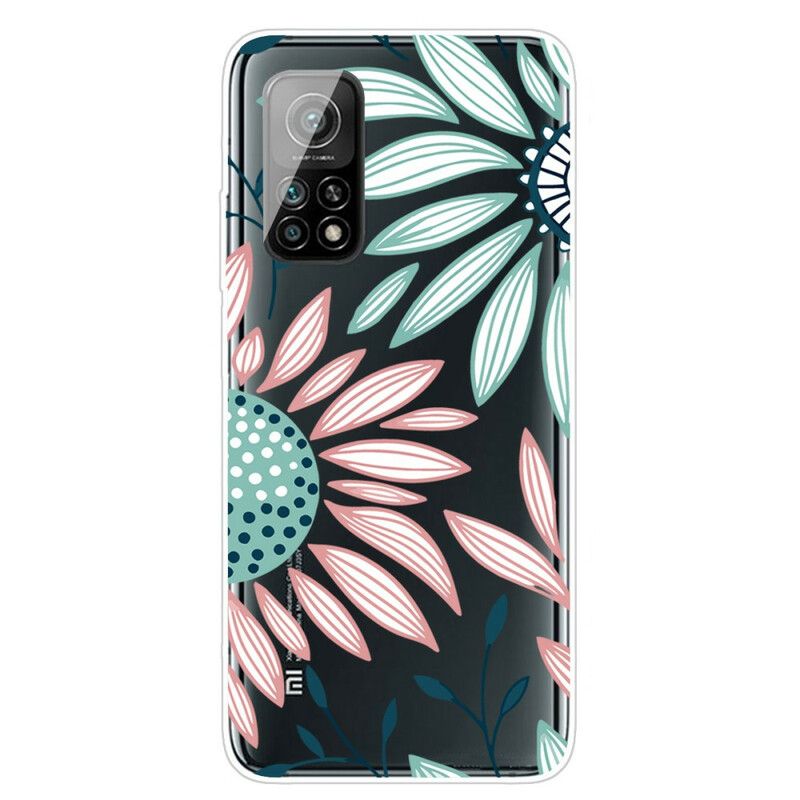 Cover Xiaomi Mi 10T / 10T Pro En Gennemsigtig Blomst