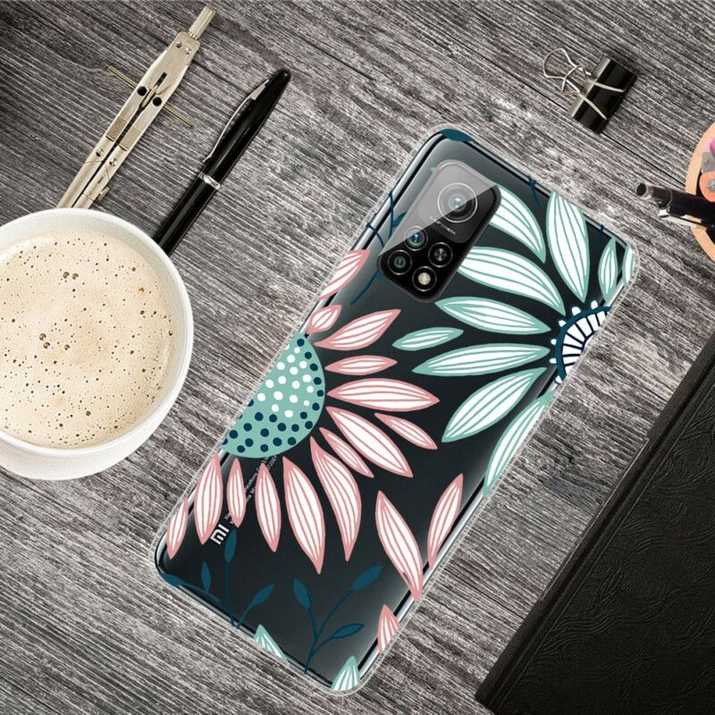 Cover Xiaomi Mi 10T / 10T Pro En Gennemsigtig Blomst