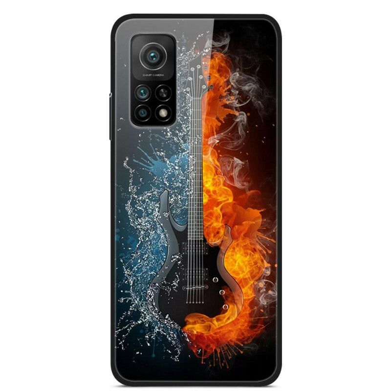 Cover Xiaomi Mi 10T / 10T Pro Guitar Hærdet Glas