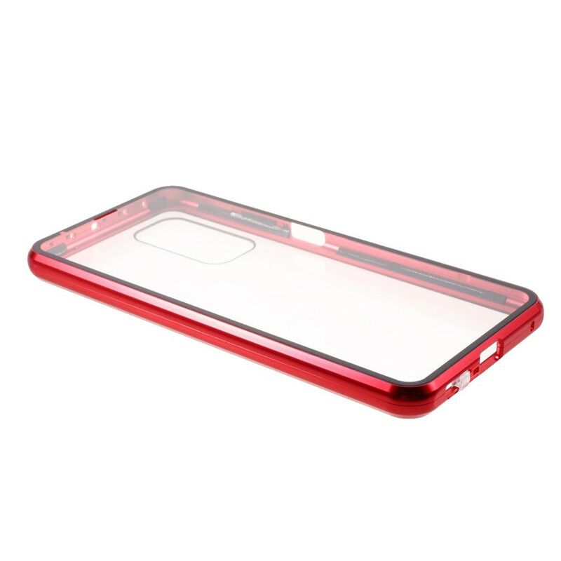 Cover Xiaomi Mi 10T / 10T Pro Hærdet Glas Og Metal Foran Og Bagpå