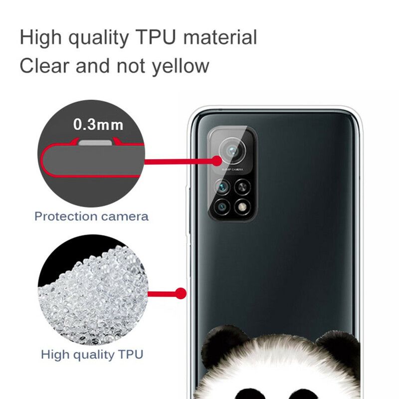 Cover Xiaomi Mi 10T / 10T Pro Transparent Panda