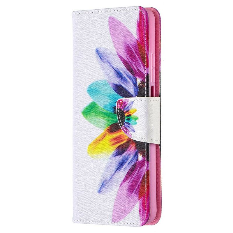 Flip Cover Xiaomi Mi 10T / 10T Pro Akvarelblomst