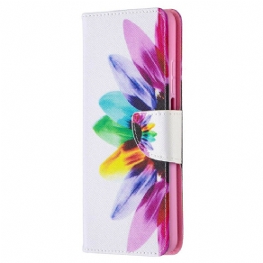 Flip Cover Xiaomi Mi 10T / 10T Pro Akvarelblomst