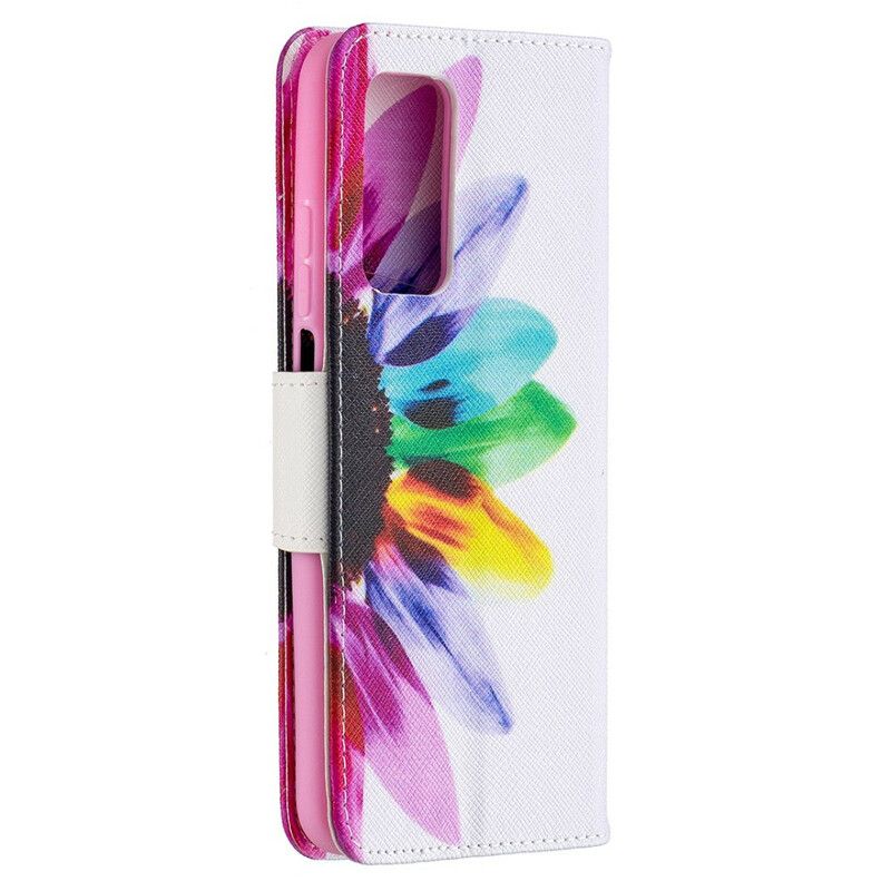 Flip Cover Xiaomi Mi 10T / 10T Pro Akvarelblomst