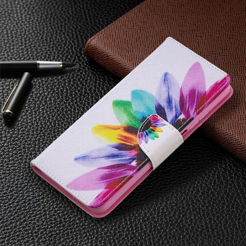 Flip Cover Xiaomi Mi 10T / 10T Pro Akvarelblomst