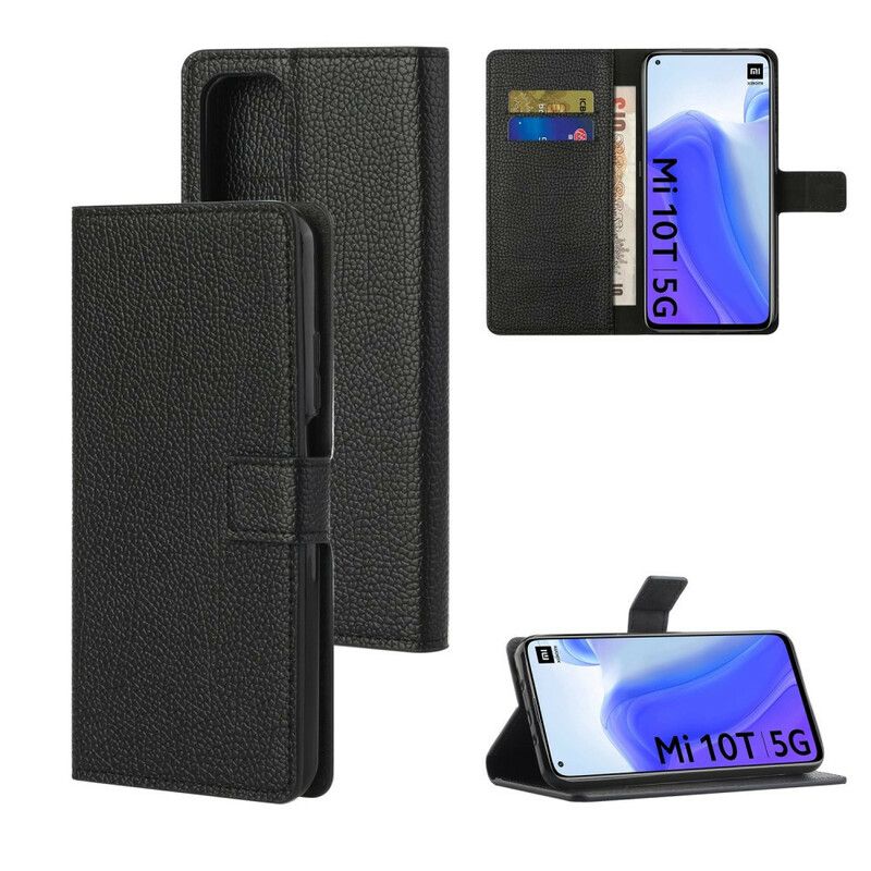 Flip Cover Xiaomi Mi 10T / 10T Pro Enkelt Litchi