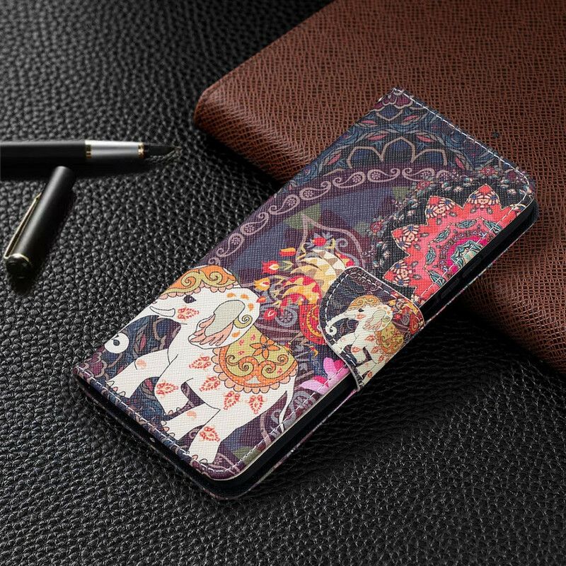 Flip Cover Xiaomi Mi 10T / 10T Pro Indiske Elefanter