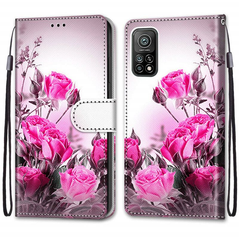 Flip Cover Xiaomi Mi 10T / 10T Pro Magiske Blomster