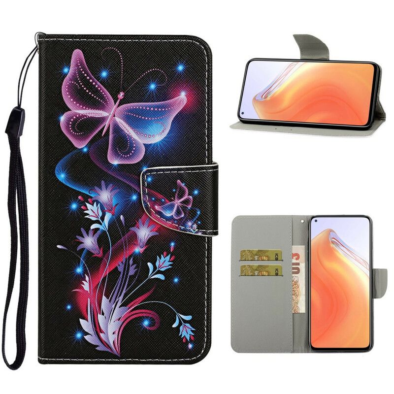 Flip Cover Xiaomi Mi 10T / 10T Pro Magiske Sommerfugle