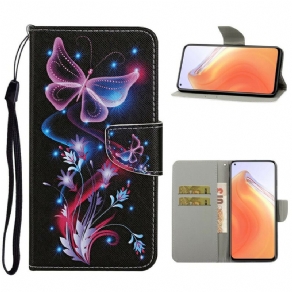 Flip Cover Xiaomi Mi 10T / 10T Pro Magiske Sommerfugle