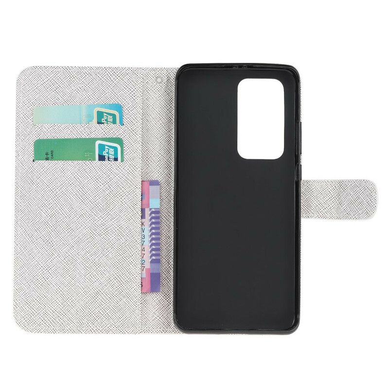 Flip Cover Xiaomi Mi 10T / 10T Pro Med Snor Funky Katte Med Rem