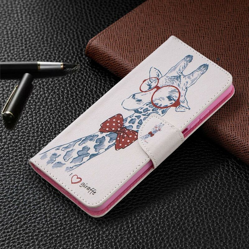 Flip Cover Xiaomi Mi 10T / 10T Pro Nørdet Giraf