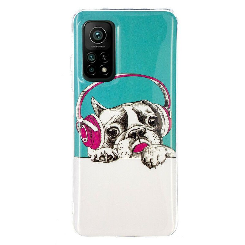 Mobilcover Xiaomi Mi 10T / 10T Pro Fluorescerende Hund