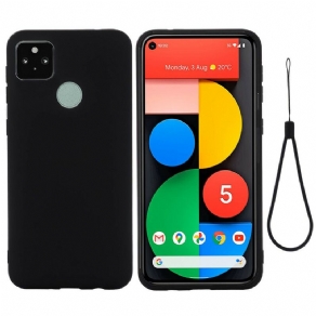 Cover Google Pixel 5A Flydende Silikone Med Snor