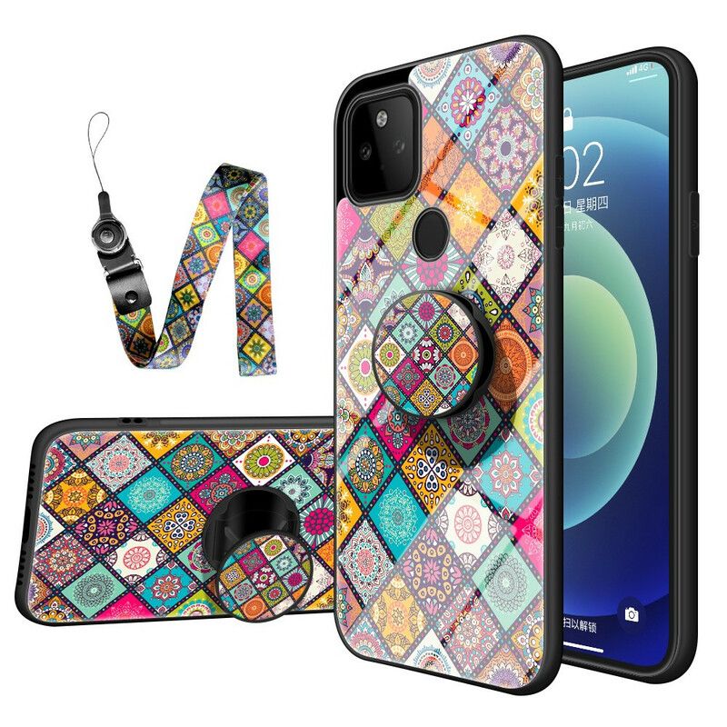 Cover Google Pixel 5A Magnetisk Patchworkholder