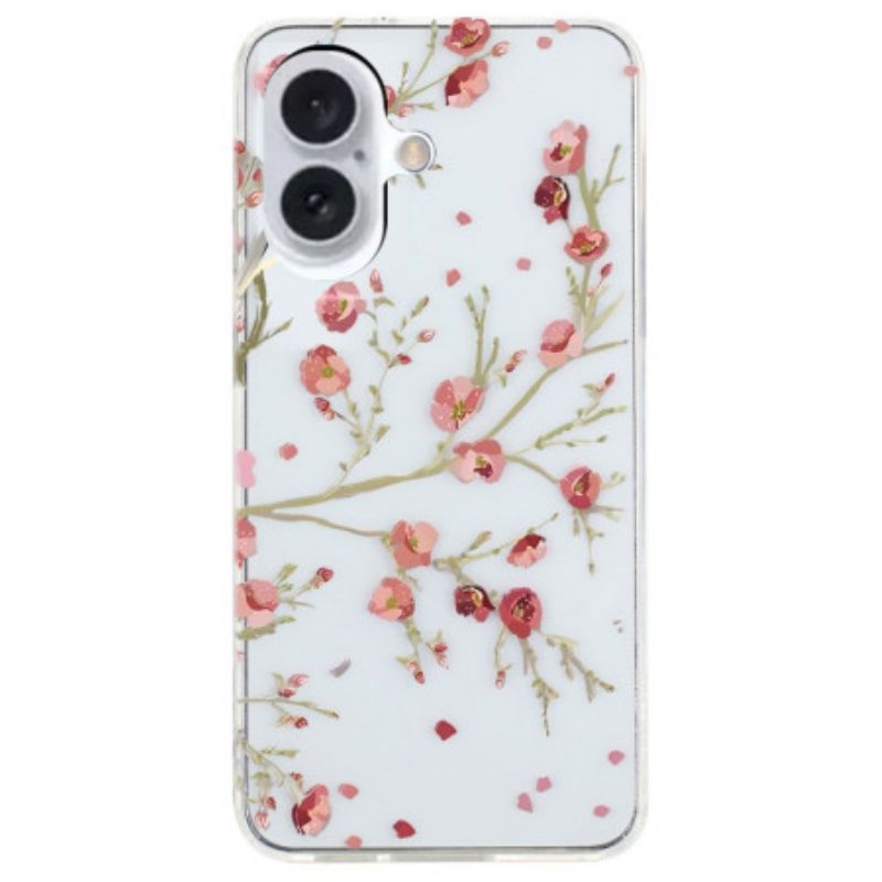 Cover iPhone 16 Plus Blomster