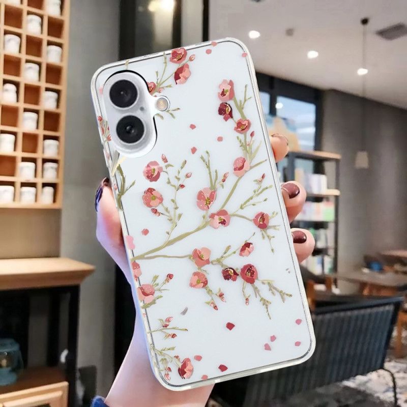 Cover iPhone 16 Plus Blomster