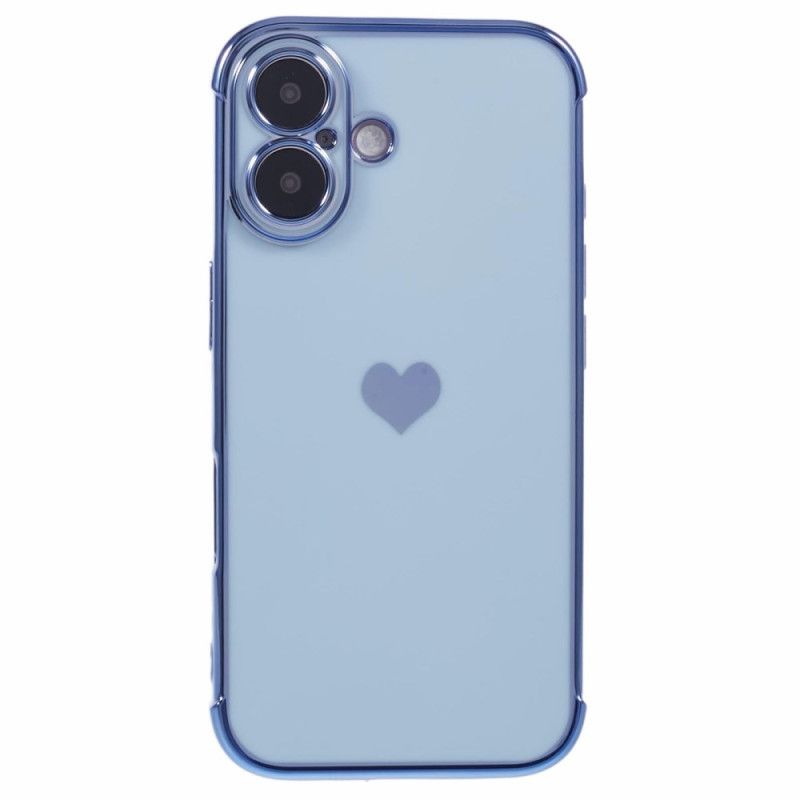 Cover iPhone 16 Plus Hjerte