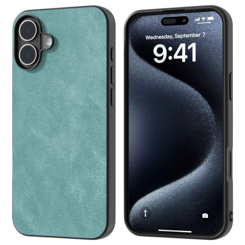 Cover iPhone 16 Plus Læderstil