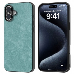 Cover iPhone 16 Plus Læderstil