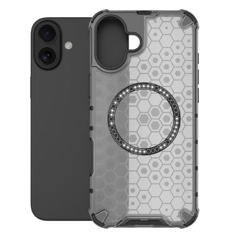 Cover iPhone 16 Plus Magnetisk Honeycomb