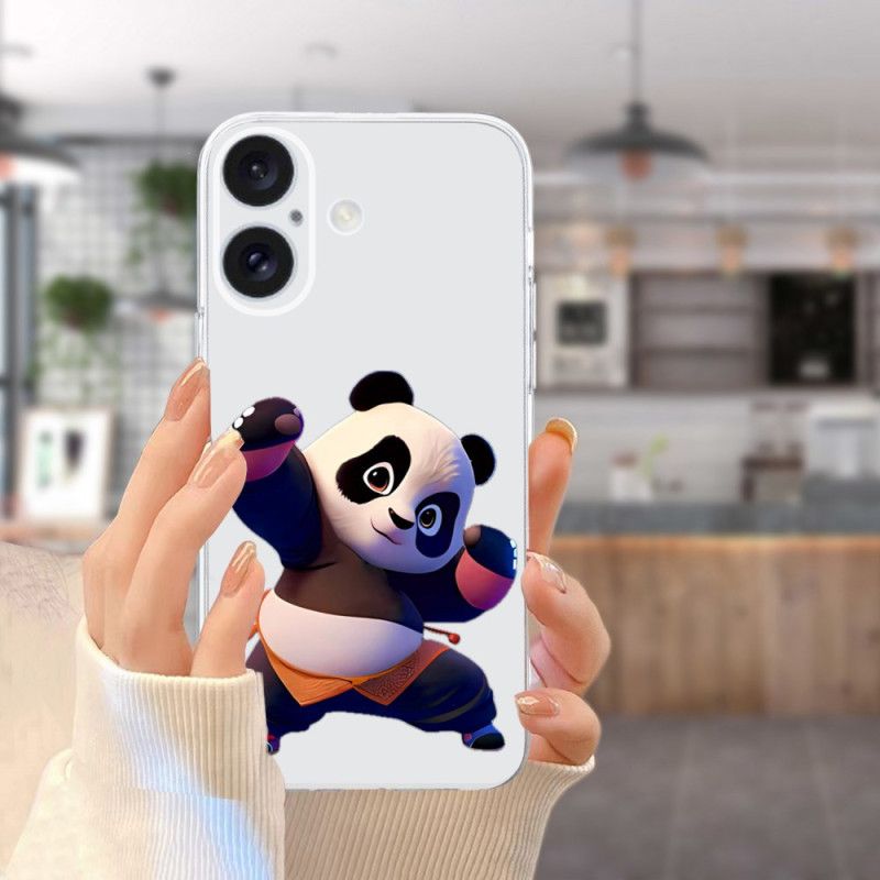 Cover iPhone 16 Plus Panda