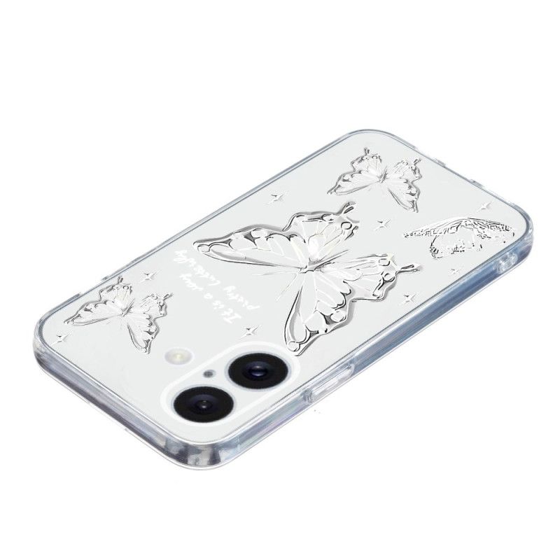 Cover iPhone 16 Plus Sommerfugle