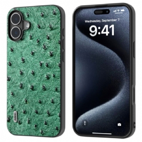 Cover iPhone 16 Plus Strudsetekstur Abeel