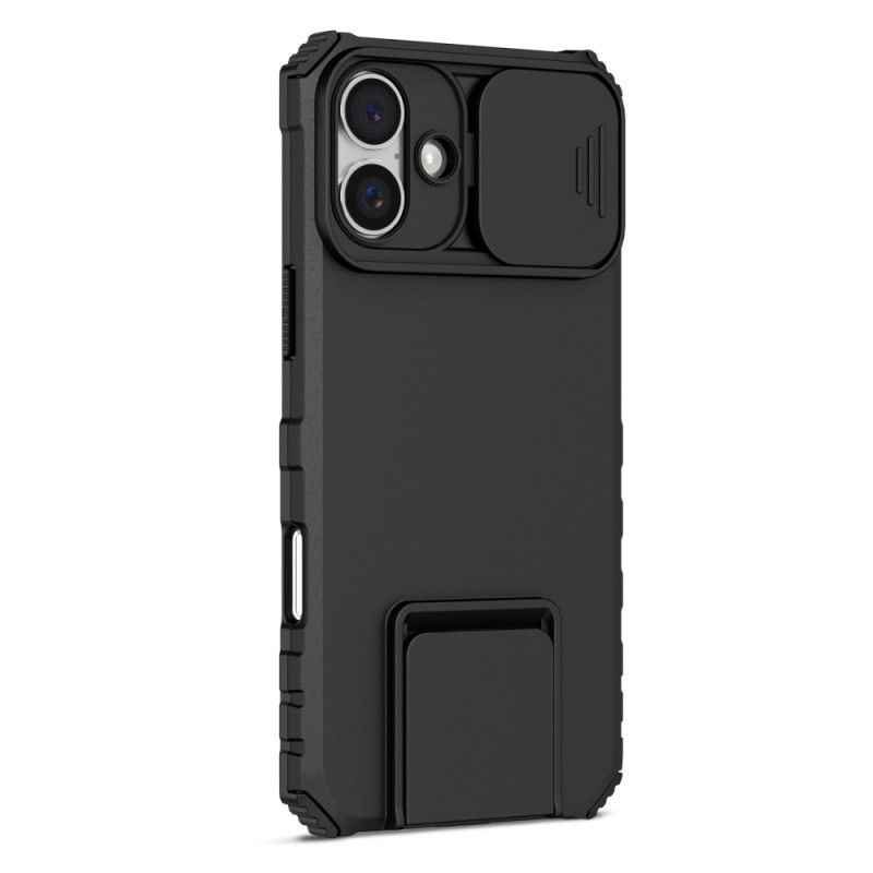 Cover iPhone 16 Plus Telefon Etui Kameraskyder Og Support