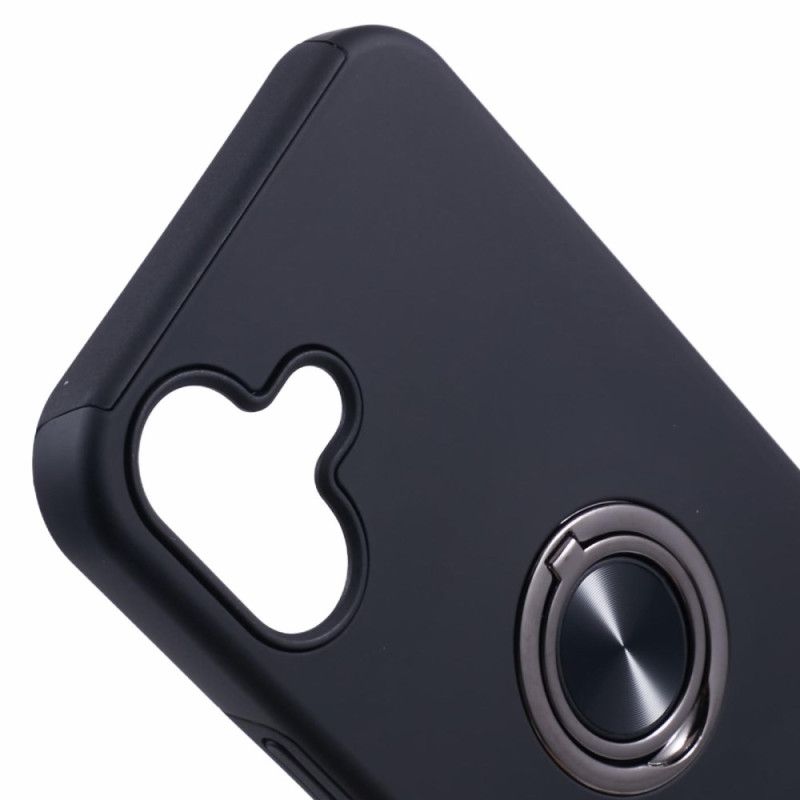 Cover iPhone 16 Plus Telefon Etui Roterende Støtte I Metaleffekt