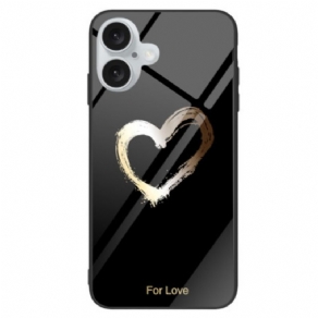 Cover Til iPhone 16 Plus For Love Black