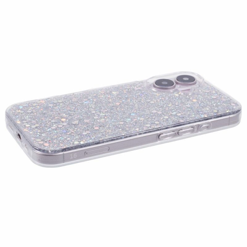 Cover Til iPhone 16 Plus Glitter